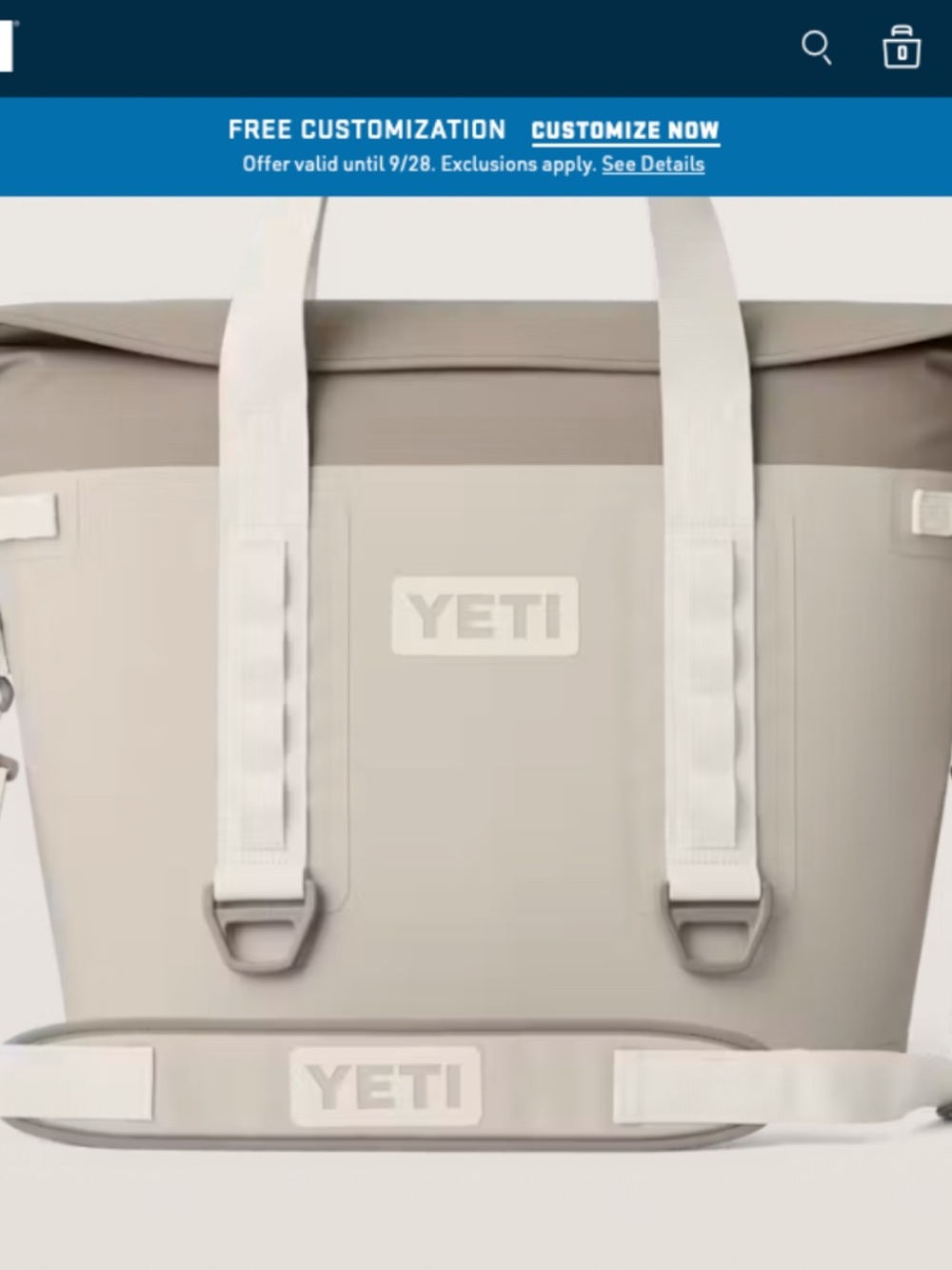YETI® HOPPER 30 SHOULDER CARRY SOFT COOLER - Picture 10 of 14